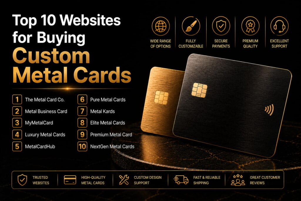 Top 10 Websites for Buying Custom Metal Cards