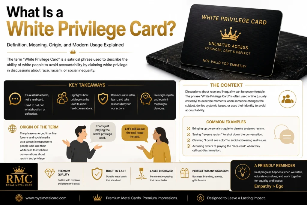 What Is a White Privilege Card