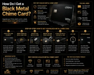 how do i get a black metal chime card