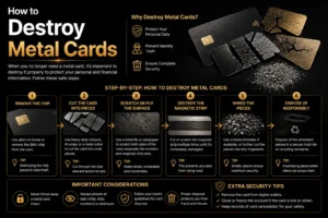 how to destroy metal cards